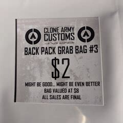 clone army customs grab bag|Store > Category > Back pack .